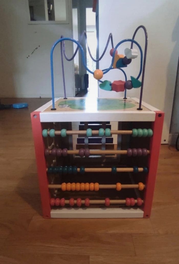 Cube activité en bois - photo numéro 3