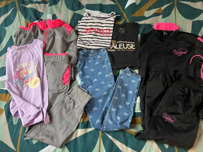 Lit vêtements 10-12 ans