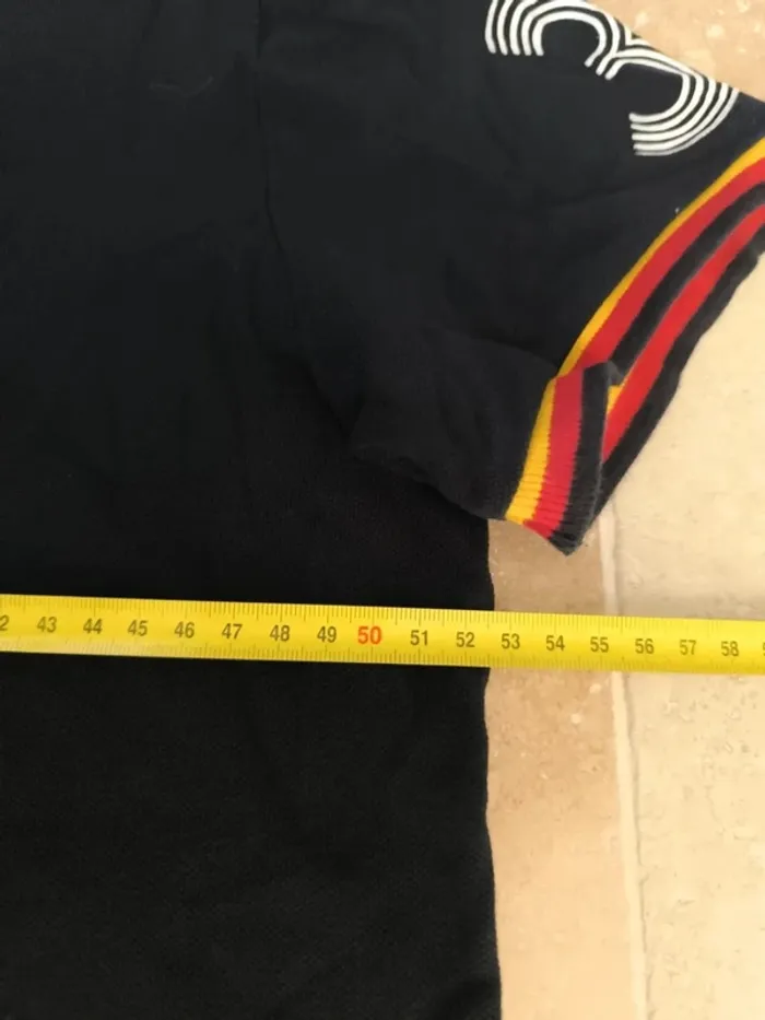 Polo Ralph Lauren homme M custom slim fit noir equipe Allemagne - photo numéro 12