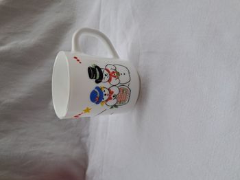 Mug tasse à café arcopal bonhomme de neige