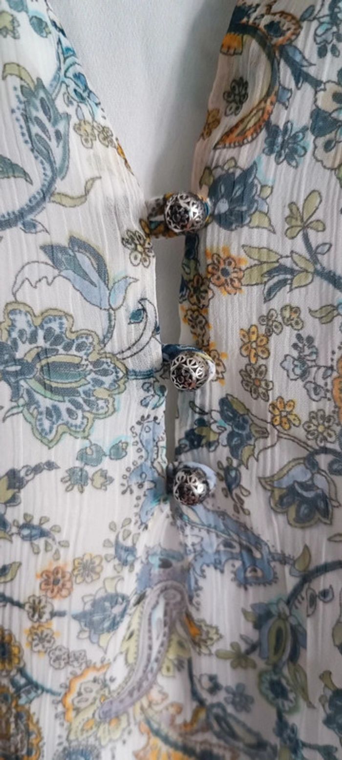 Joli haut fluide et doublé Zara basic Taille L - photo numéro 3