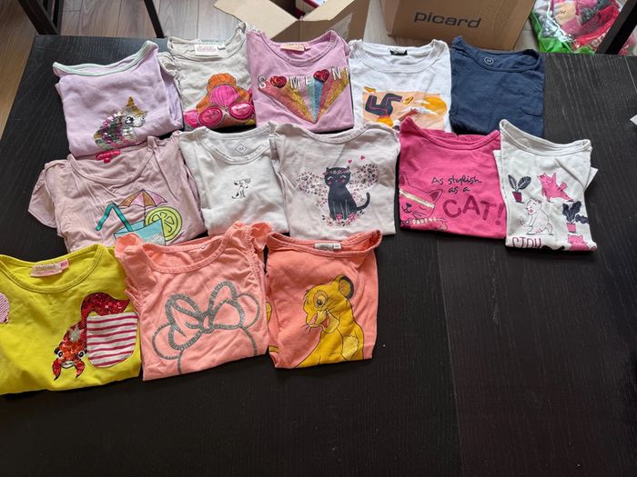 Lot de t-shirt fille 4 ans