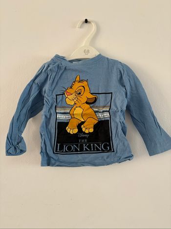 T-shirt manche longue t 12 mois roi lion