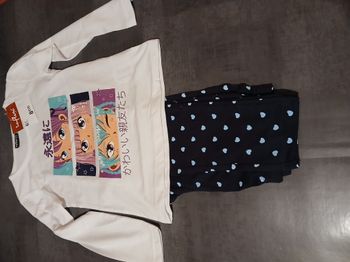 ensemble pyjamas en coton fille 6 ans