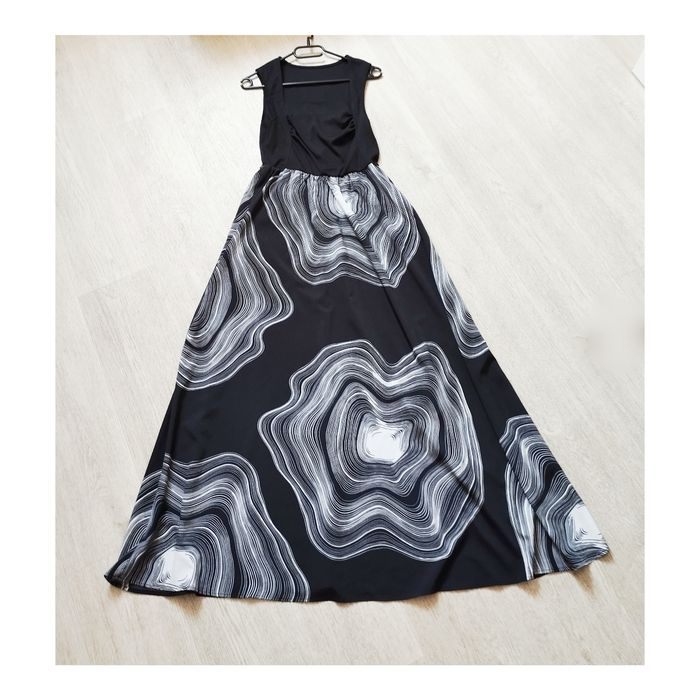 Robe longue maxi, Trapèze Imprimé, Shein Taille L