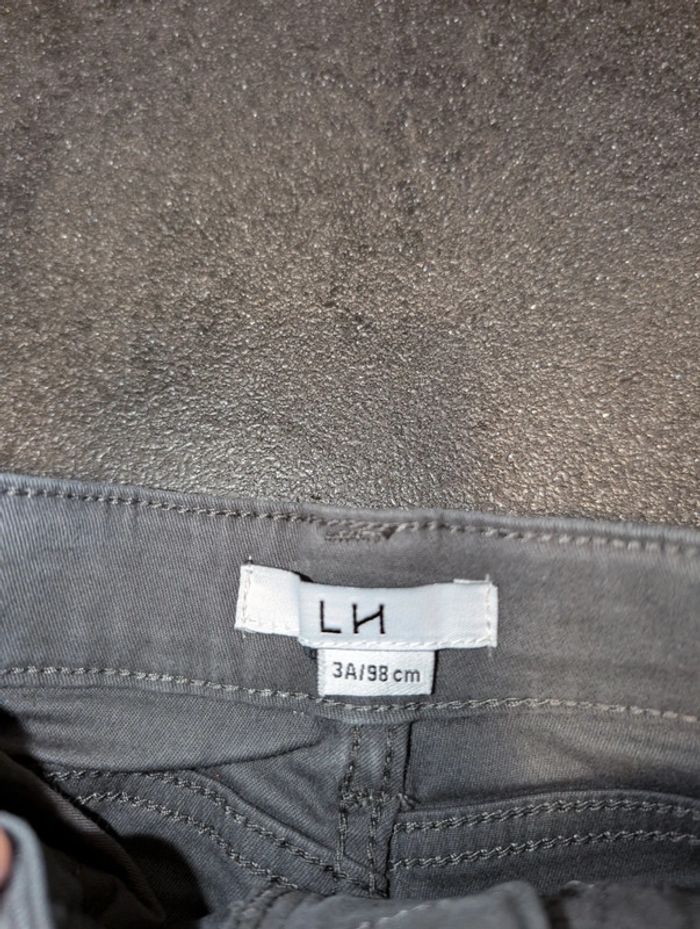Pantalon slim gris fille 3 ans NEUF - photo numéro 3