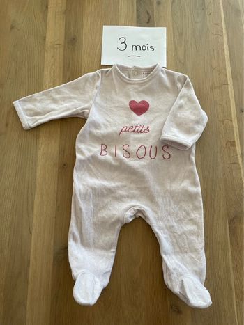 Pyjama fille Kiabi 3 mois