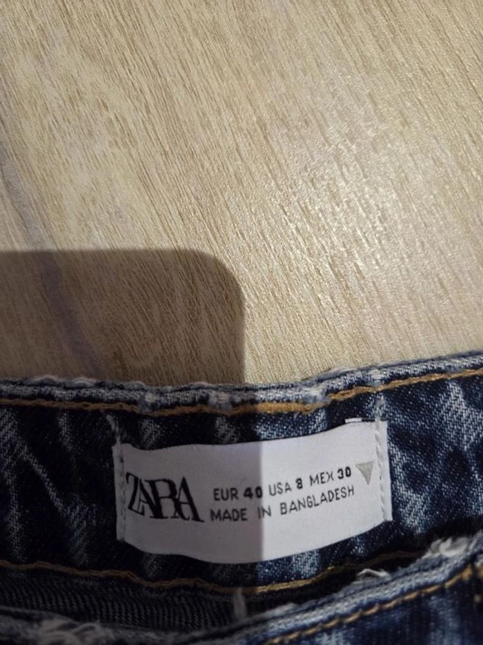Jeans Zara bleu taille 40 - photo numéro 7