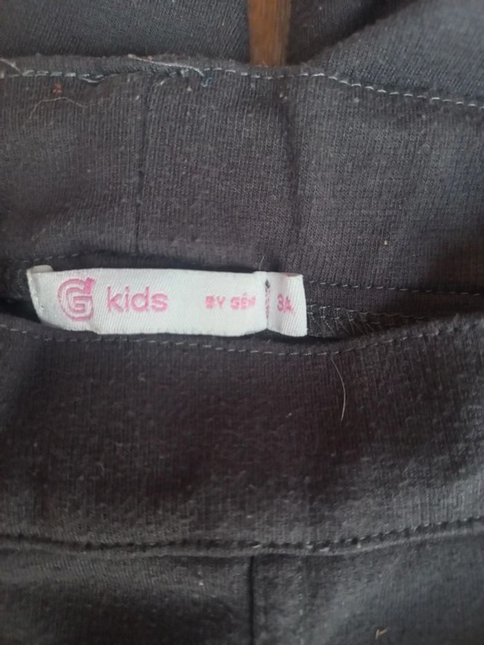 Pantalon/legging gros foncé gemo 3ans - photo numéro 3
