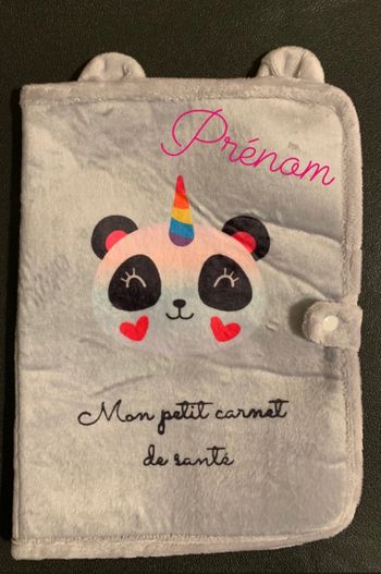 Protège carnet personnalisé