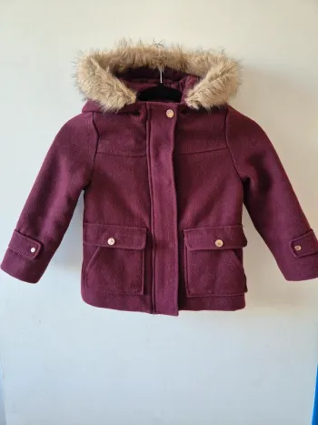 Manteau Bordeaux 6 ans