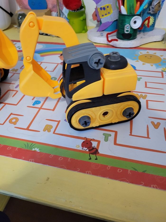 Camion benne et pelle mecanique - photo numéro 4