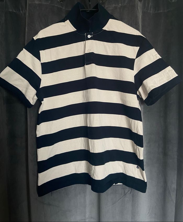Polo manches courtes marinière - photo numéro 2