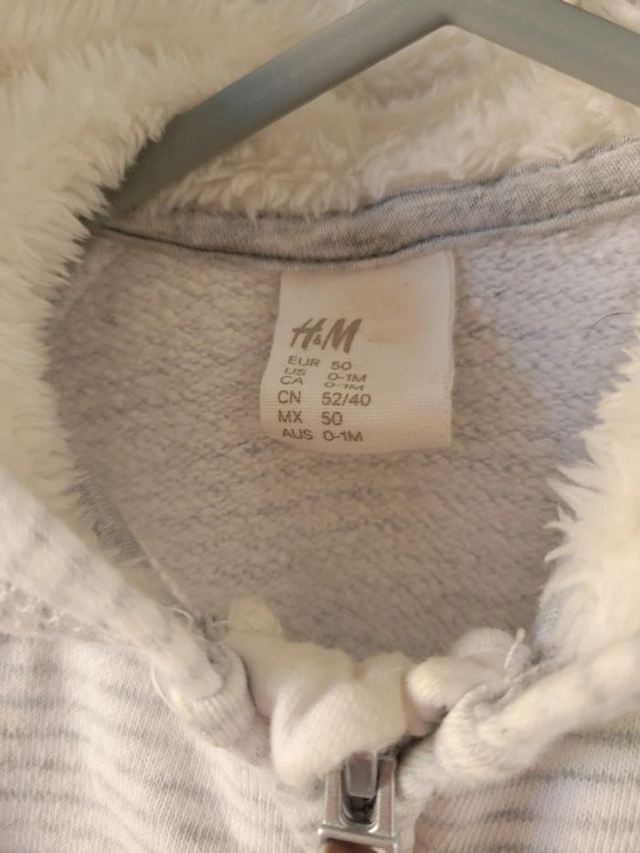 Gilet à capuche fourré - 50cm - photo numéro 3