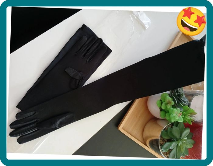 Long Gants noir Neuf Taille Unique🌿💝 - photo numéro 10