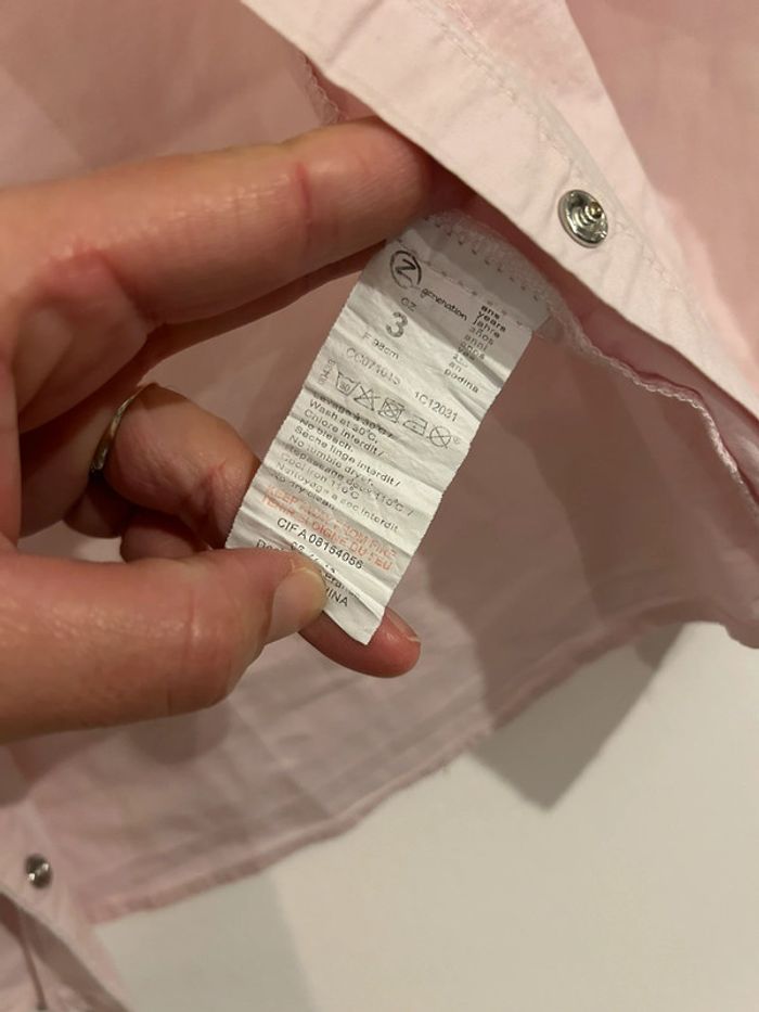 Chemise rose 3 ans - photo numéro 6