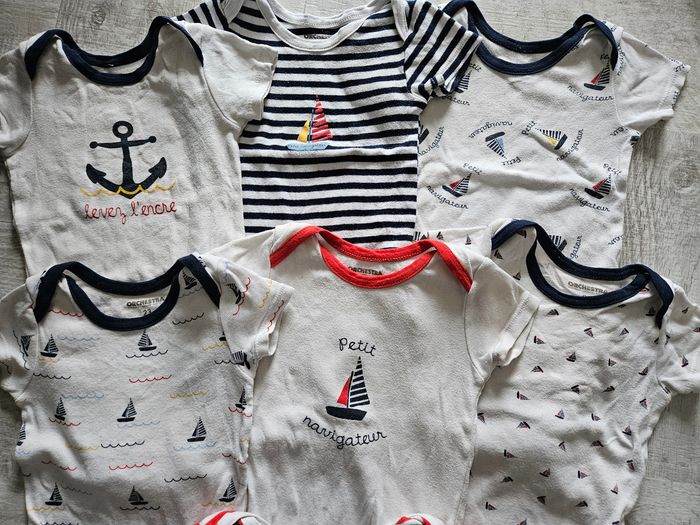 Lot bodys marin 23 mois - photo numéro 3