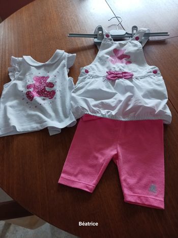 Ensemble robe leggings tee shirt  Lulu castagnette