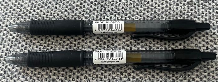 2 stylos feutres Pilot
