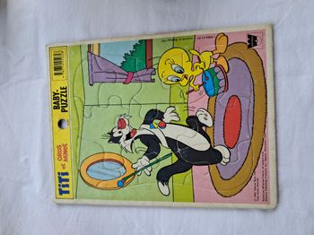 Baby puzzle whitman Titi et grosminet 1987 Warner Bros vintage