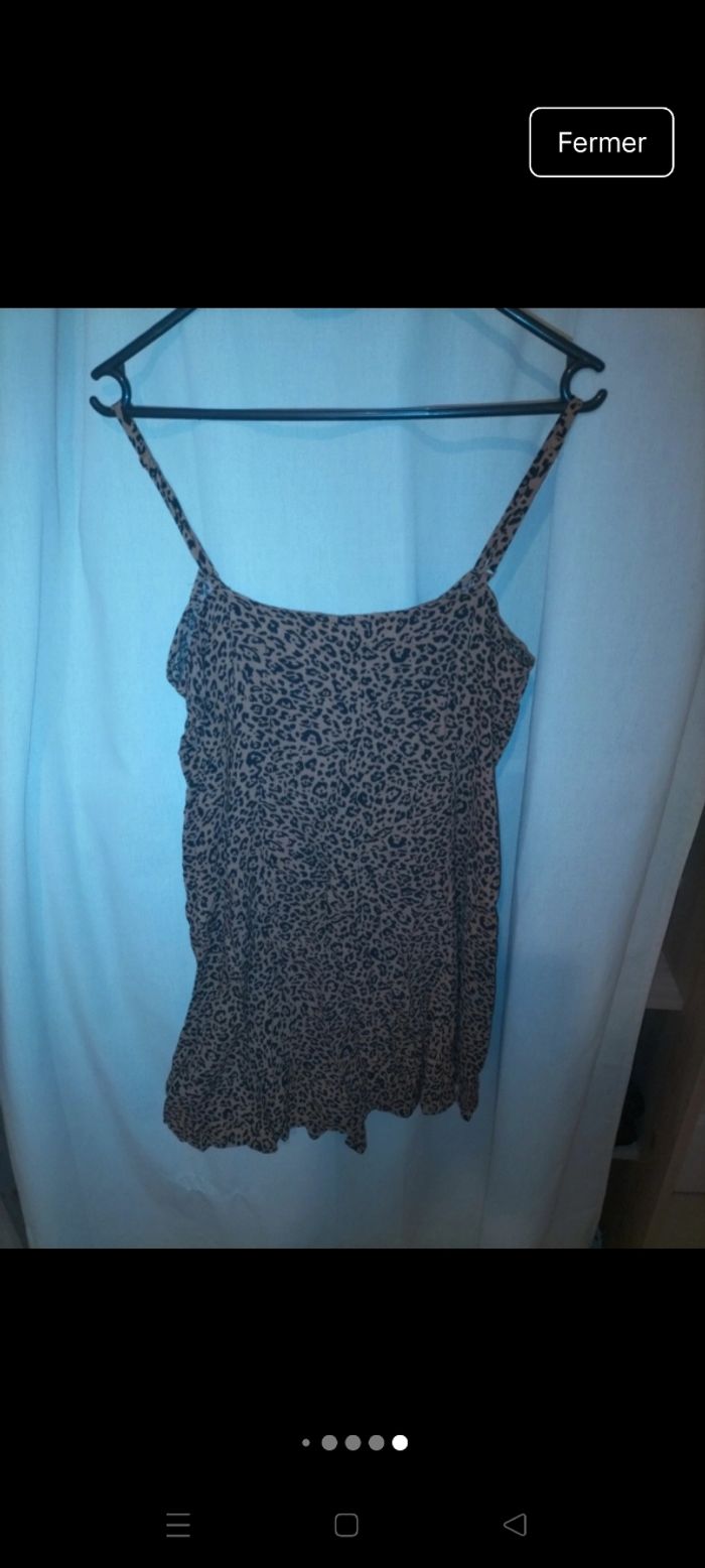 Débardeur léopard H&m taille 38 - photo numéro 2
