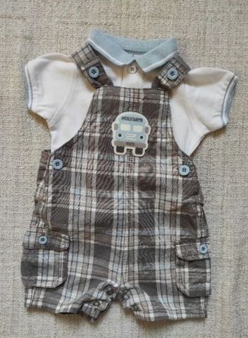 Salopette + polo 6 mois