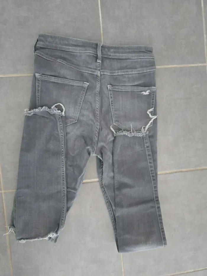 Jean skinny taille haute Hollister - photo numéro 2