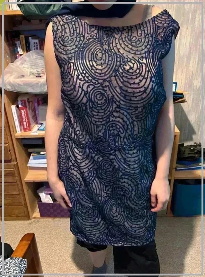 Magnifique robe de soiree taille 46 - photo numéro 2