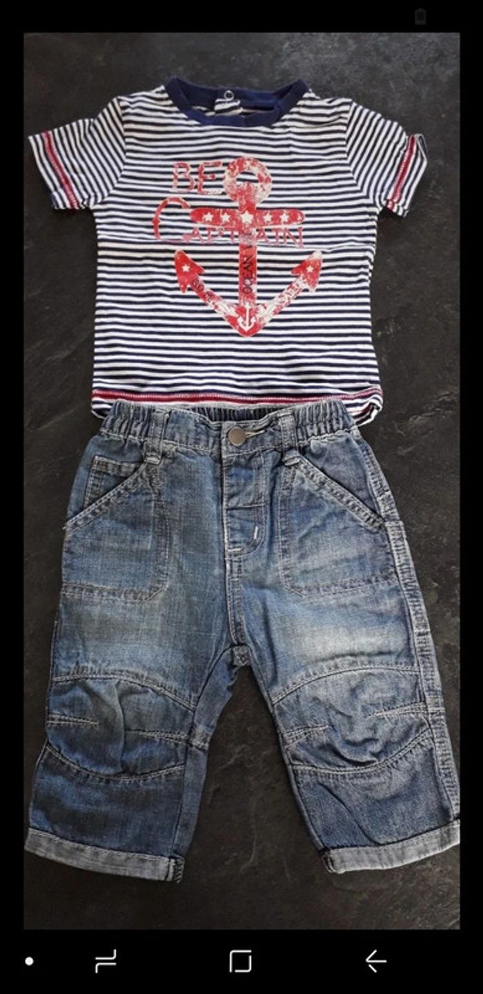 Ensemble tenue "marin" garçon