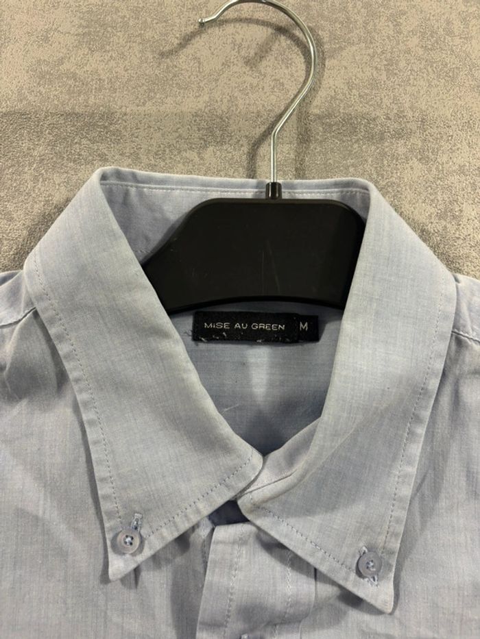 Chemise manche courte  Mise au Green Bleu clair Taille M - photo numéro 3