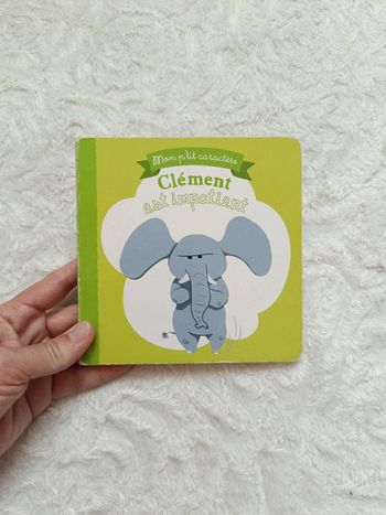 Livre bébé enfant Mon p'tit caractère Clément est impatient Auzou
