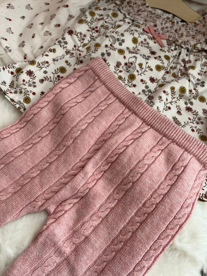 Ensemble blouse, legging et gilet de berger biche - photo numéro 7