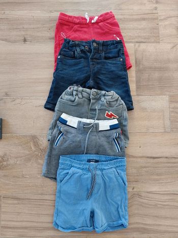 5 shorts okaidi 3 ans