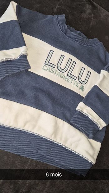 Pull lulu castagnette 6 mois 