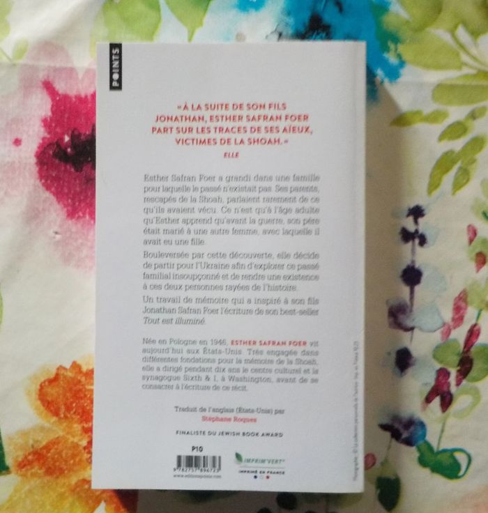 Sachez que nous sommes toujours là de Esther Safran Foer Ed. Points - photo numéro 3