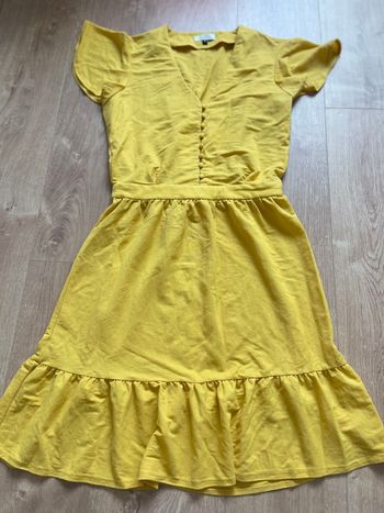 Robe, été, courte, trapèze 