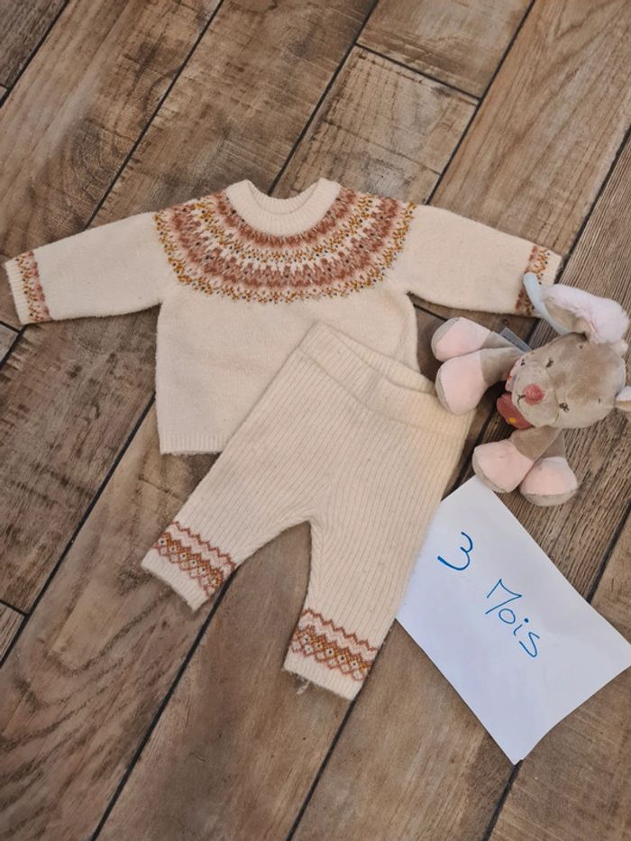 Ensemble fille pull / pantalon