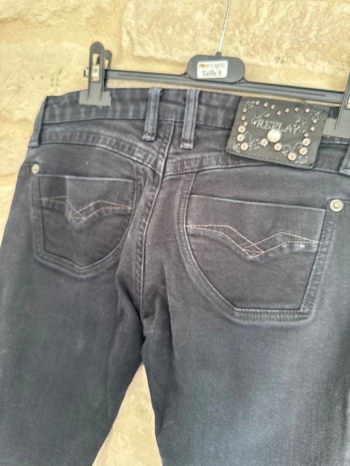 Jean noir slim Replay Taille 34 - 10 € - photo numéro 7