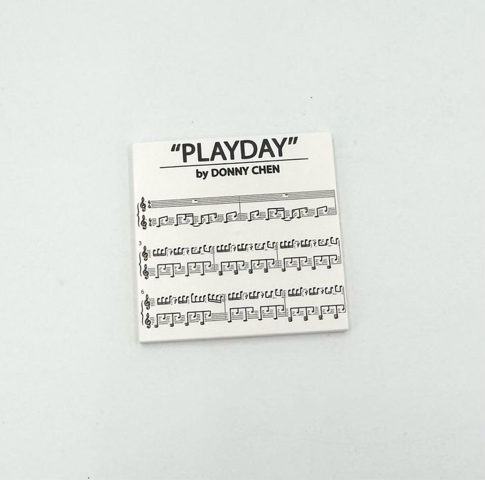Lego Accessoires Musique : plaque 6x6 tenons Playday - NEUF