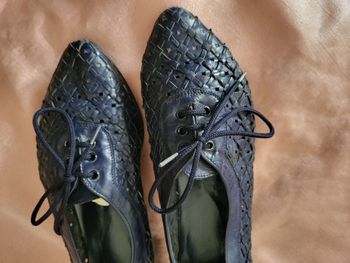 chaussure lacets marine t 36 TOUT CUIR SOUPLE