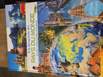livre "à la découverte des pays du monde"