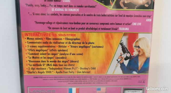 Dvd CHARLIE ET SES DROLES DE DAMES  (Neuf sous blister) - photo numéro 4