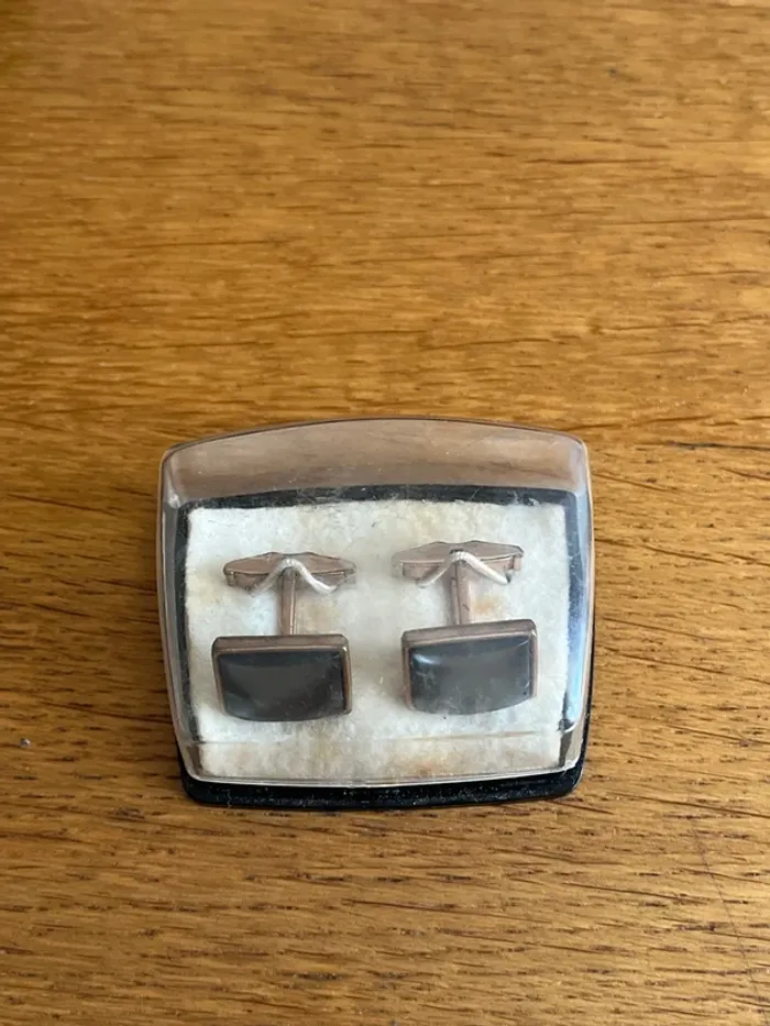 Boutons de manchettes vintage - photo numéro 4
