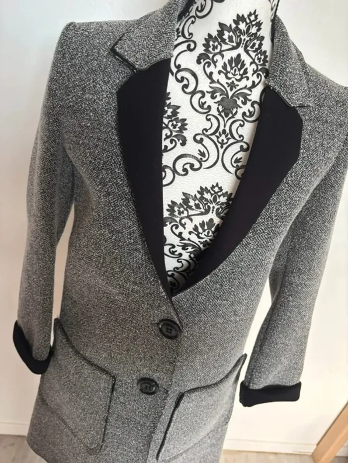 Blazer femme long taille 36 - photo numéro 2