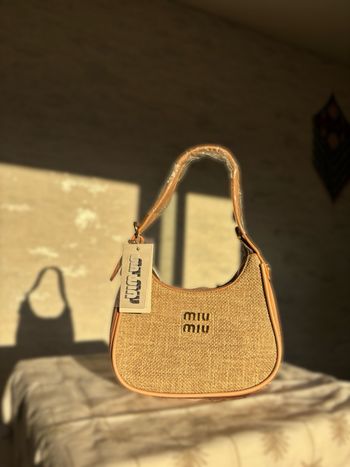Sac beige Miu Miu