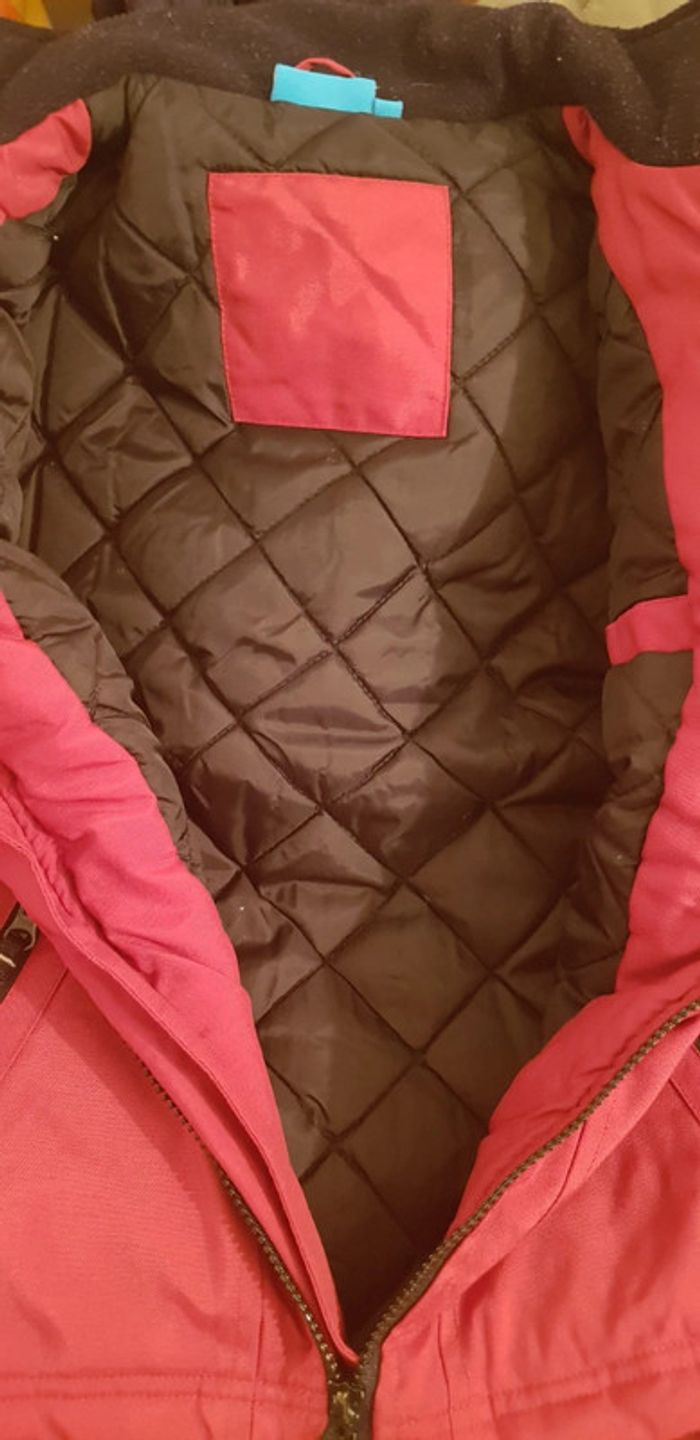 Blouson/manteau rouge foncé "vigne" t.116 , 6ans - photo numéro 4