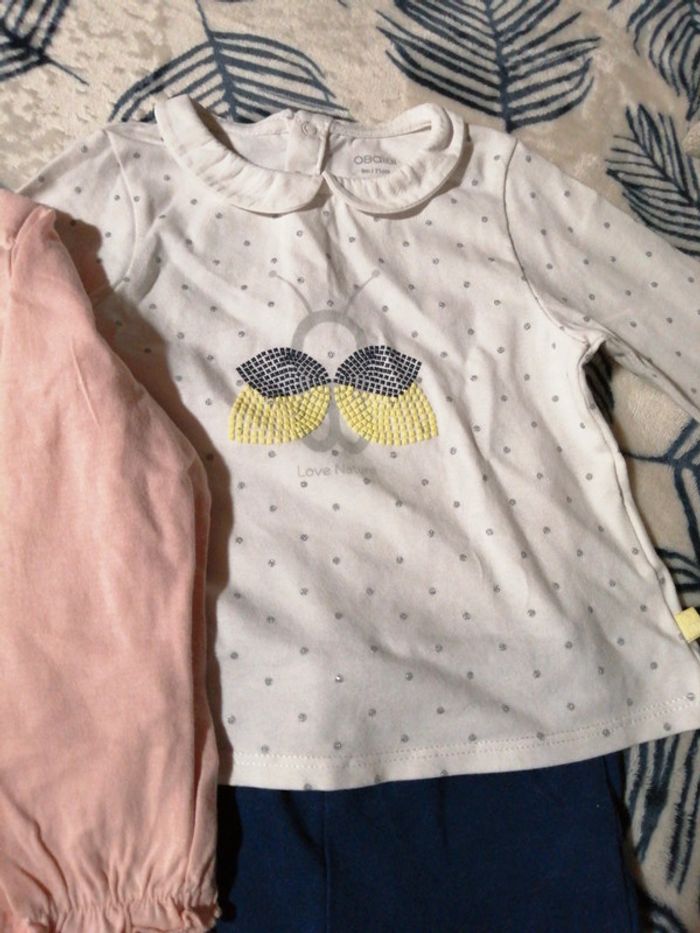 Lot de 2 tee shirts manches longues - photo numéro 2