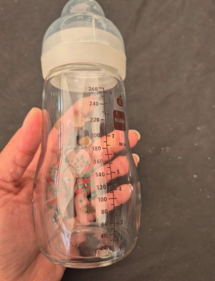 Lot 3 biberon mam 260ml en verre - photo numéro 7
