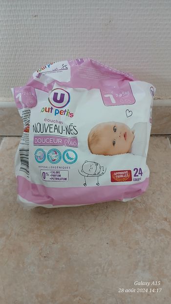 Paquets de couches entamé (u tout petits)