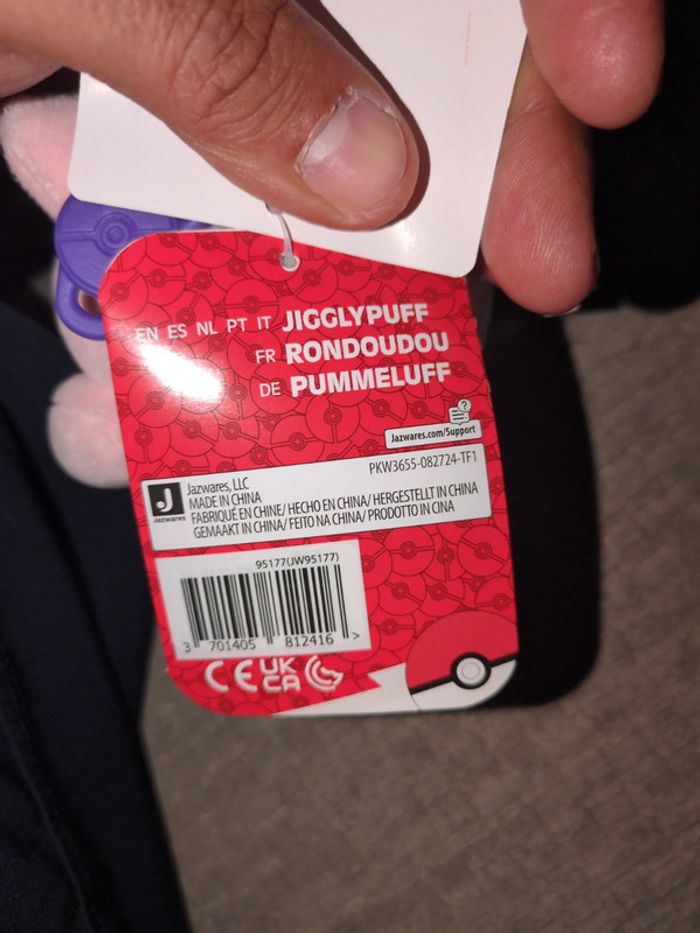 Lot de 3 porte clé peluche pokémon - photo numéro 3